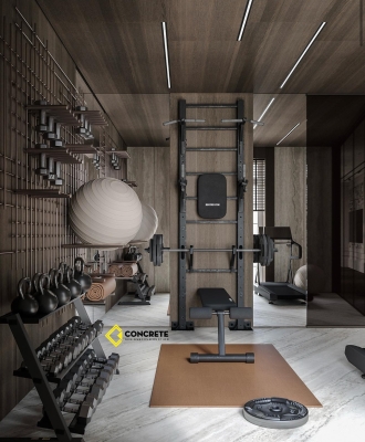 THIẾT KẾ PHÒNG GYM ANH HƯNG QUẬN 7