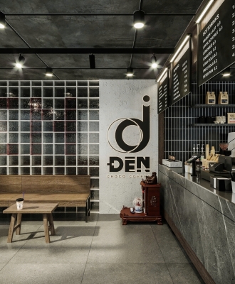 ĐEN CAFE : KHÔNG GIAN THƯỞNG THÚC CÀ PHÊ ĐẬM CHẤT NGHỆ THUẬT BỞI CONCRETE