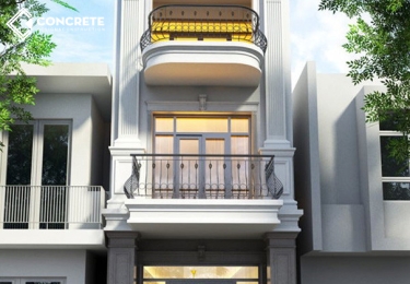 XÂY DỰNG NHÀ PHỐ 4 TẦNG CỔ ĐIỂN